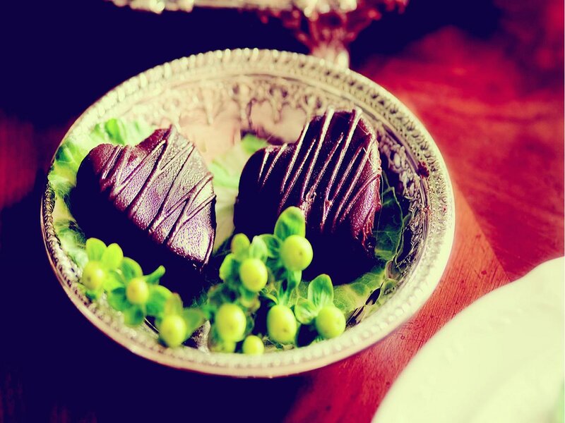 Chocolate Desserts in Bowl