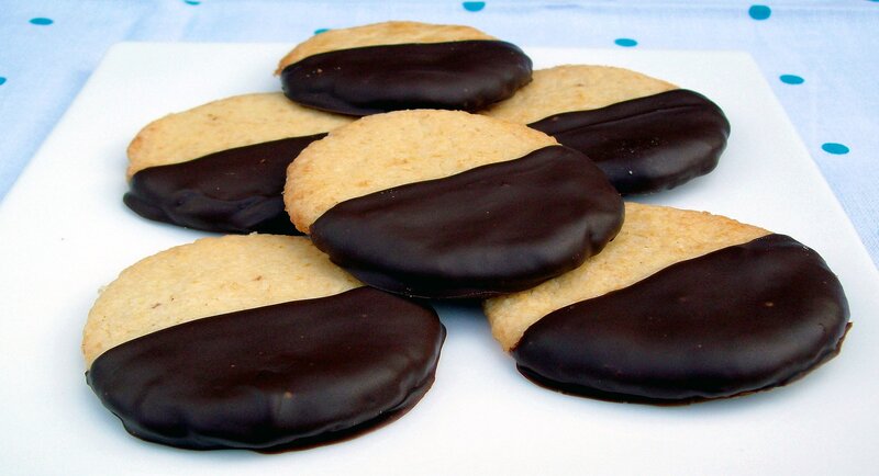 Chocolate-dipped Cookies