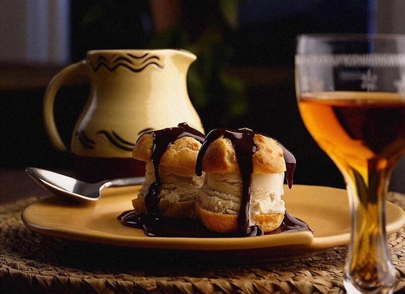 Chocolate-dipped Pastries