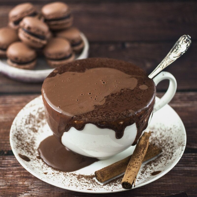 Chocolate Drink in Cup — Brown, Cozy