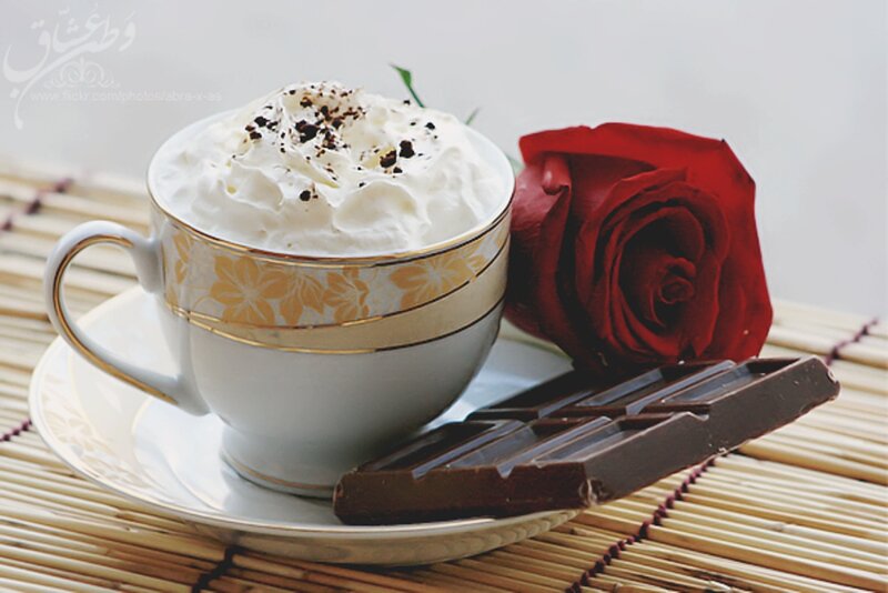 Chocolate Drink with Rose
