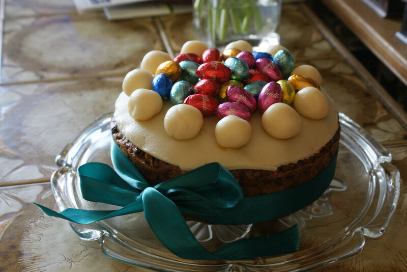 Chocolate Fruit Cake — Brown