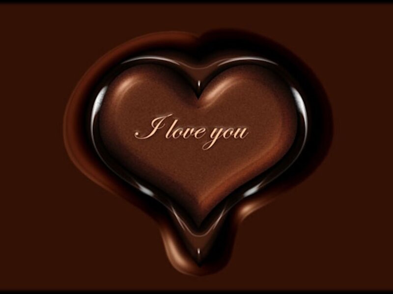 Chocolate Heart — Brown