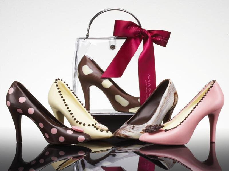Chocolate High-heeled Shoes