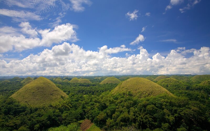 Chocolate Hills landscape
