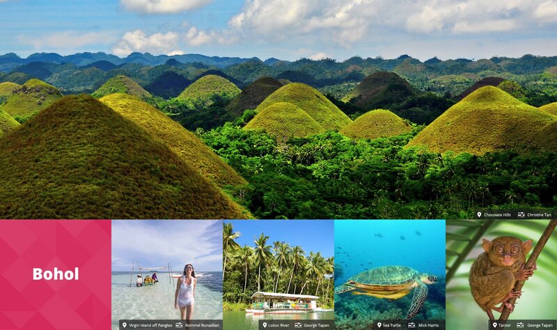 Chocolate Hills Landscape — Green