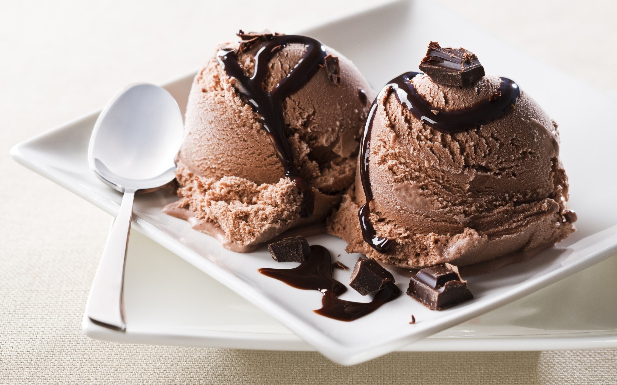chocolate ice cream dessert