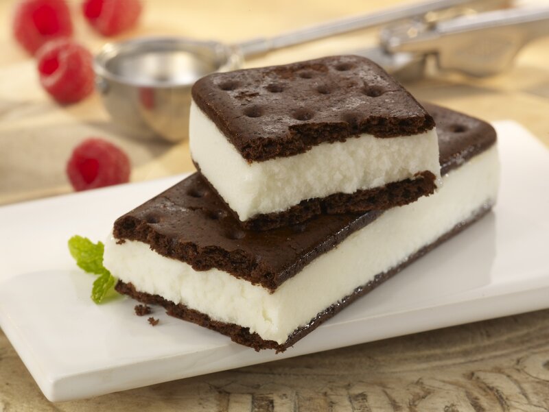 chocolate ice cream sandwiches