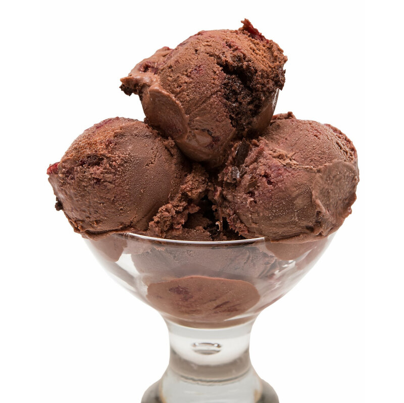 Chocolate Ice Cream Scoops — Brown, Neutral