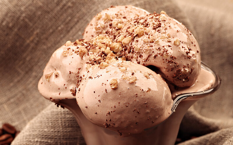 Chocolate Ice Cream Scoops