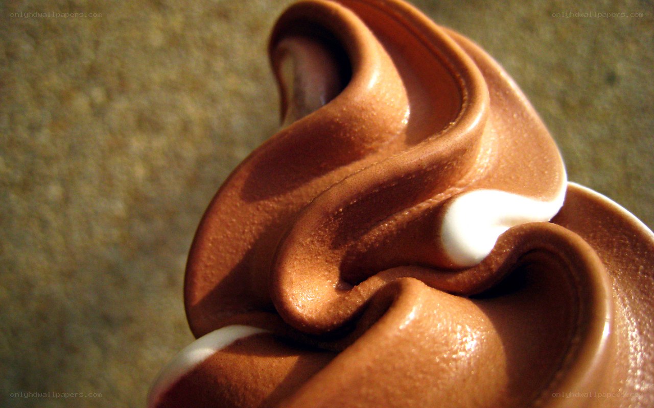 chocolate ice cream swirl