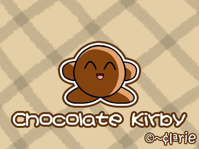 Chocolate Kirby character art