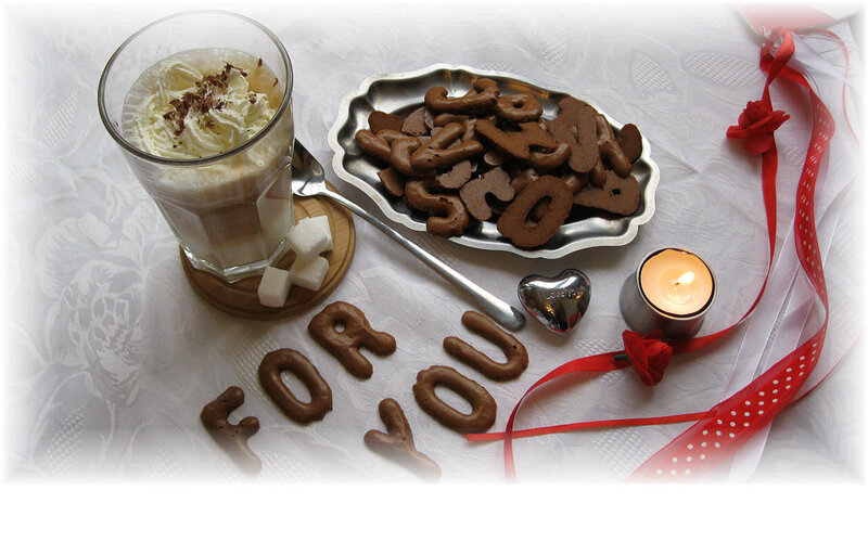 Chocolate Letters and Drink
