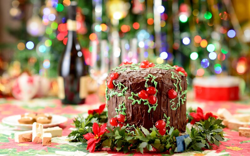 Chocolate Log Cake