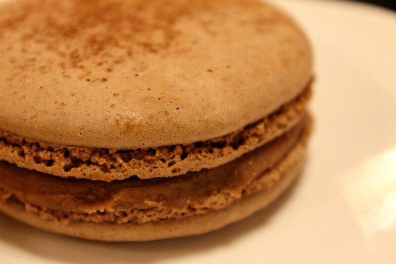 chocolate macaron dessert