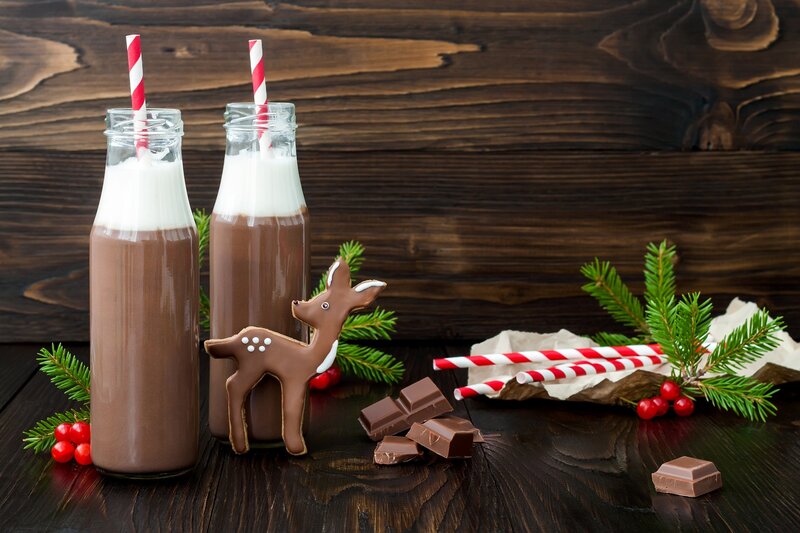 Chocolate Milk Bottles