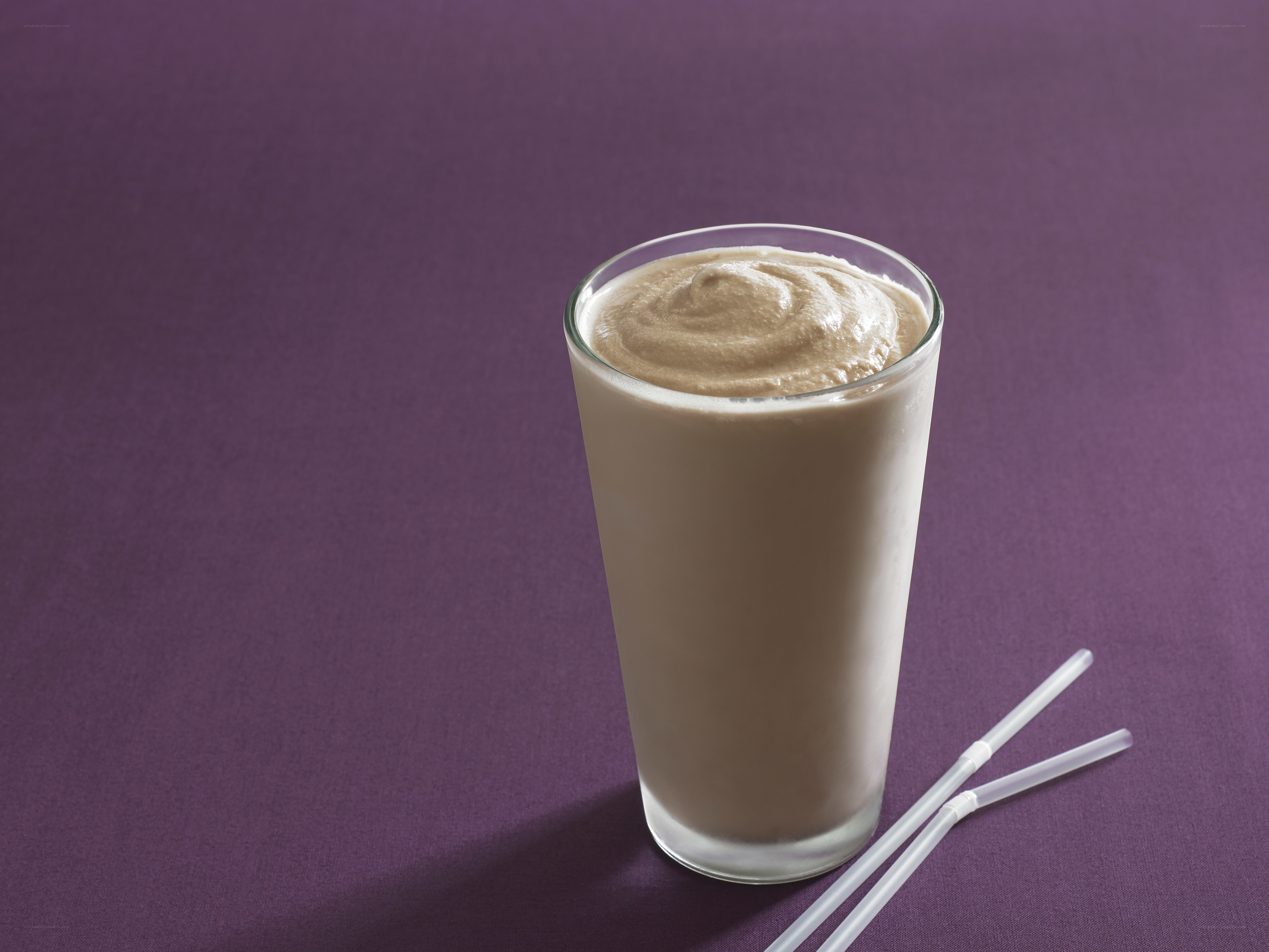 chocolate milkshake in glass