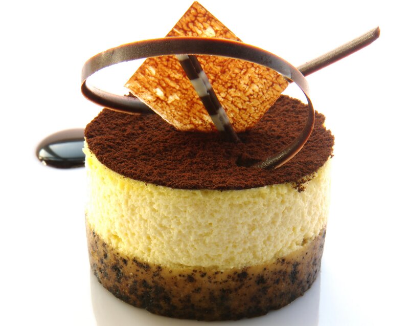 Chocolate Mousse Dessert — Brown, Delicate, Photograph, Chocolate Dust