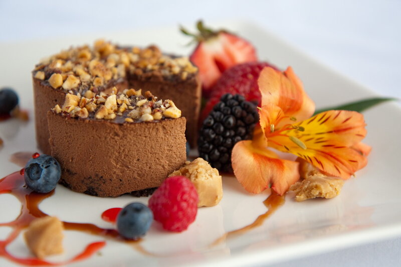 Chocolate Mousse Dessert — Brown
