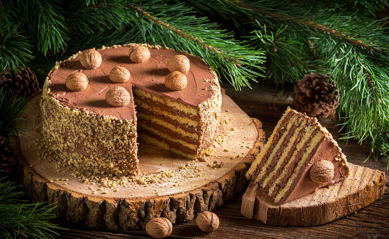 Chocolate Nut Cake