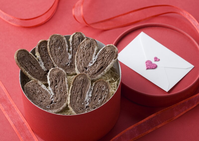 Chocolate Palmiers in Box