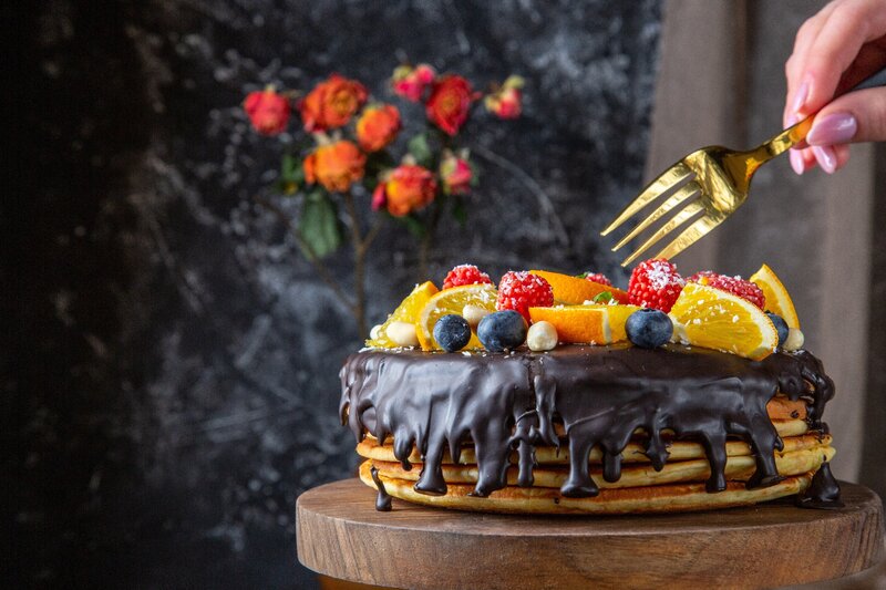 Chocolate Pancake Cake