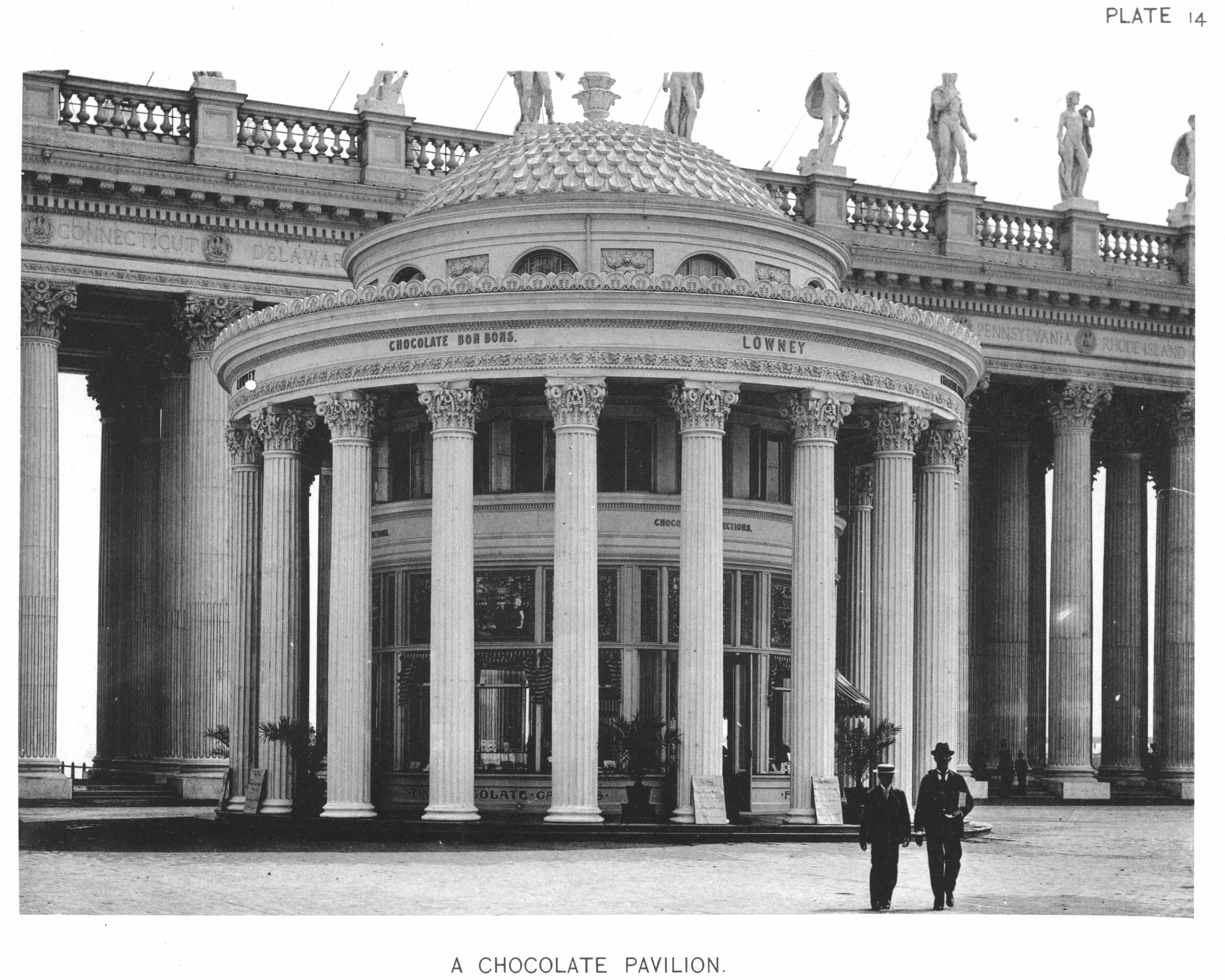 Chocolate Pavilion at a World's Fair
