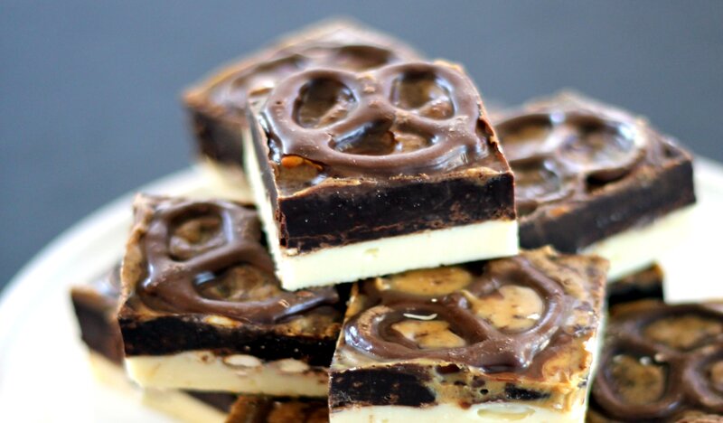 Chocolate Pretzel Fudge