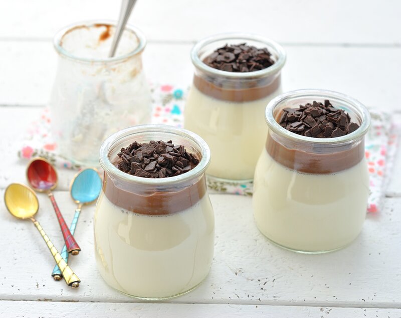 Chocolate Pudding in Jars