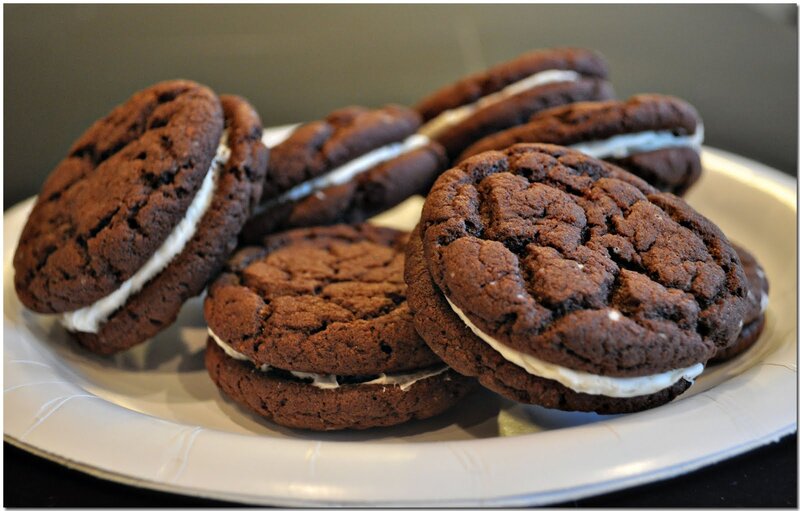 Chocolate Sandwich Cookies — Brown