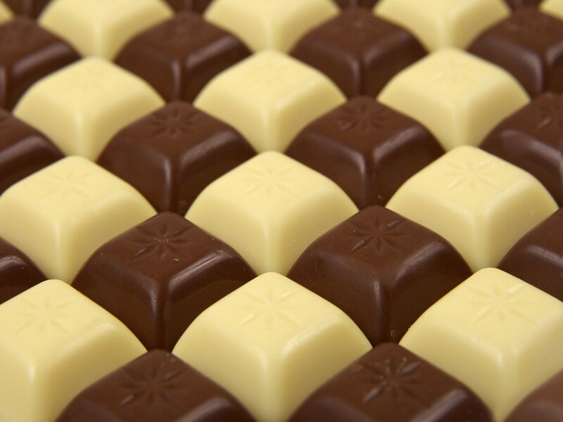 chocolate squares pattern