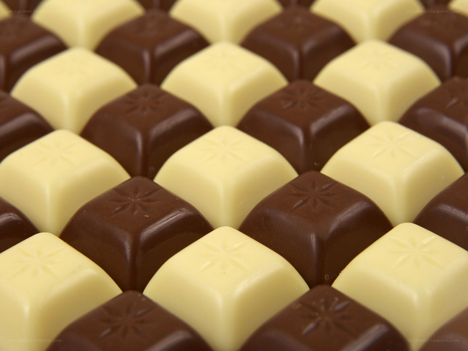 chocolate squares pattern