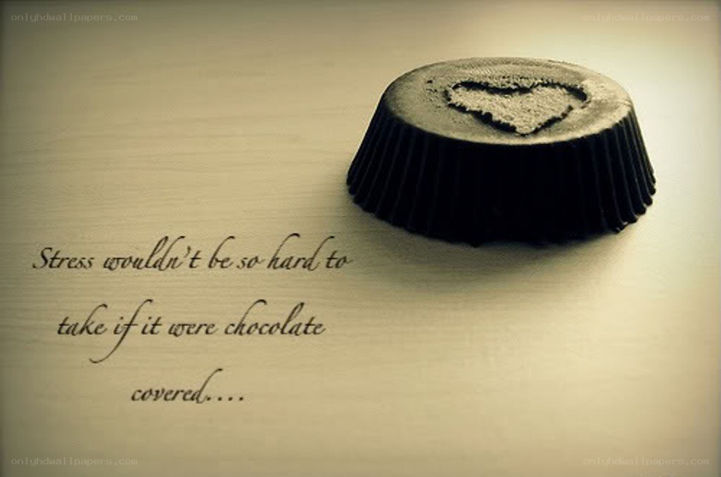 chocolate stress relief