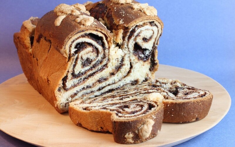 Chocolate Swirl Bread — Brown