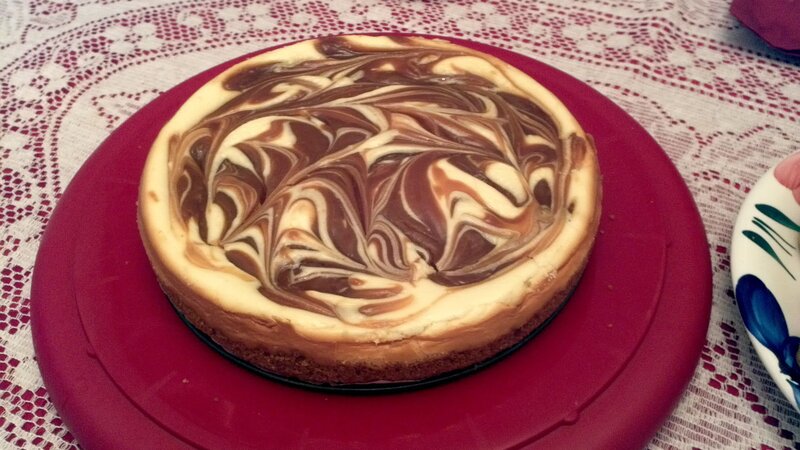 Chocolate-swirl Cheesecake
