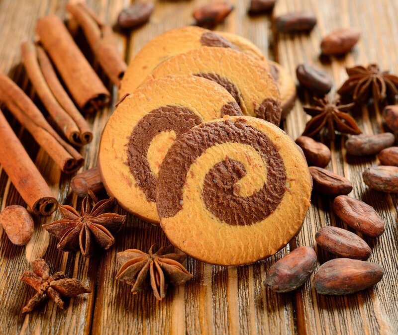 Chocolate Swirl Cookies