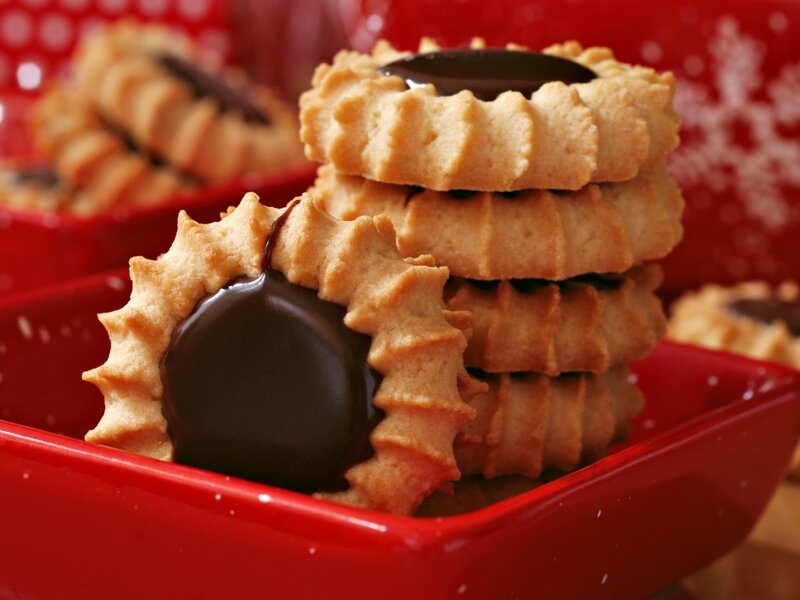 Chocolate-topped Cookies