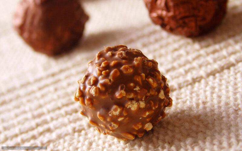 Chocolate Truffle Candy — Brown, Neutral