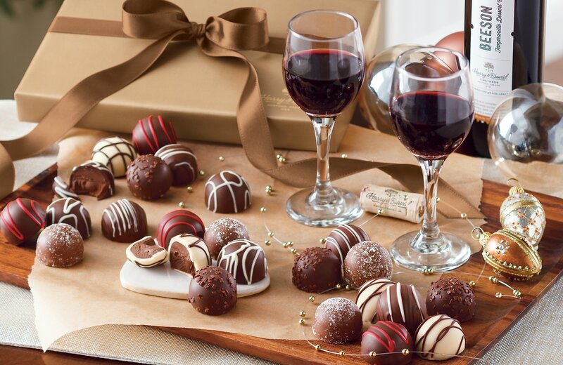 Chocolate Truffles and Wine