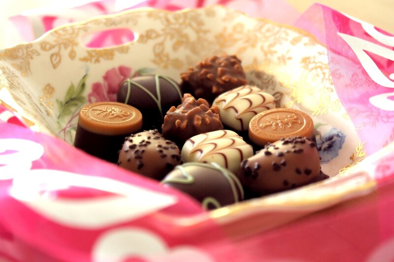 Chocolate Truffles in Bowl