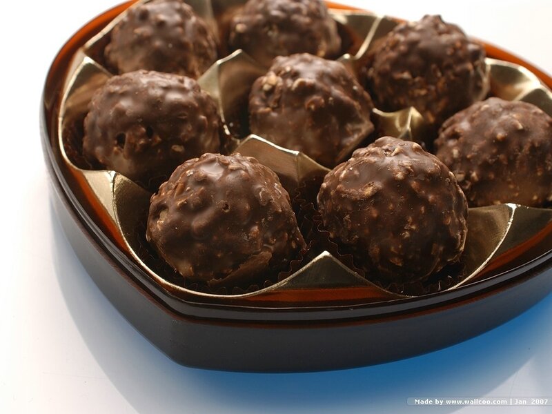 Chocolate Truffles in Box