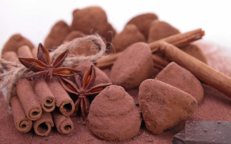 Chocolate Truffles with Spices