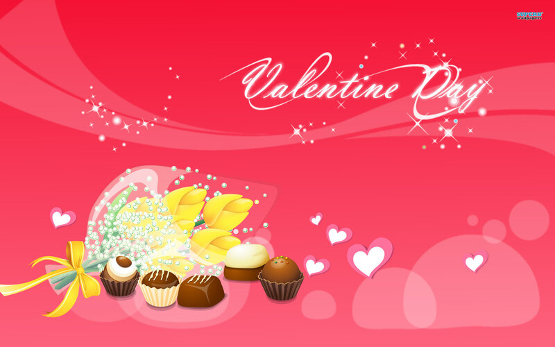 Chocolates and Flowers — Red