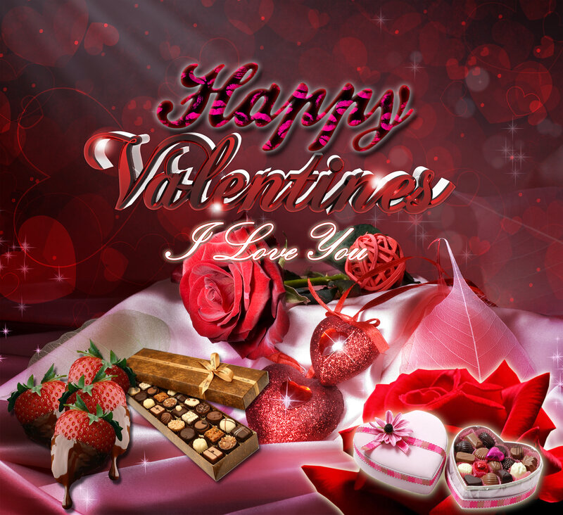 Chocolates and Roses — Red