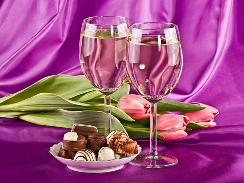 Chocolates and Wine — Purple