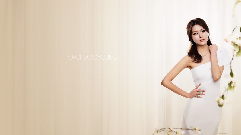 Choi Soo Young in white dress