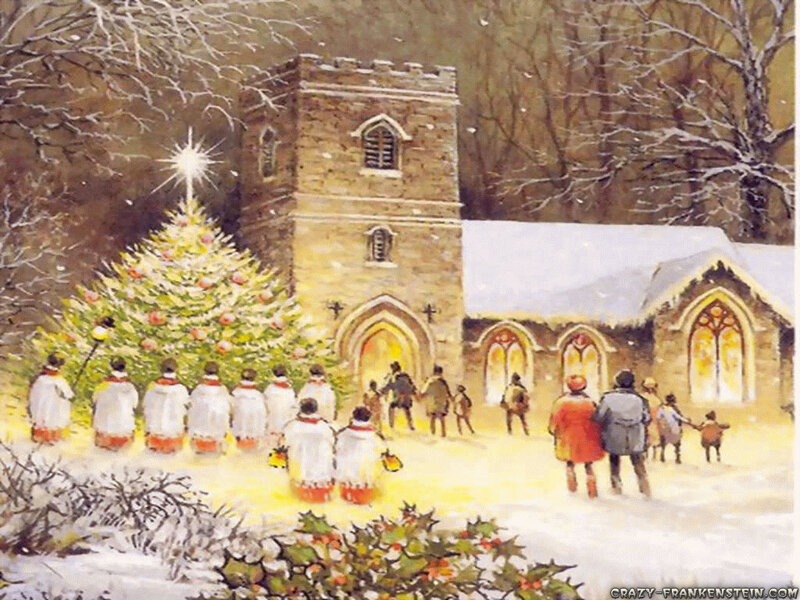 Choir Outside Church