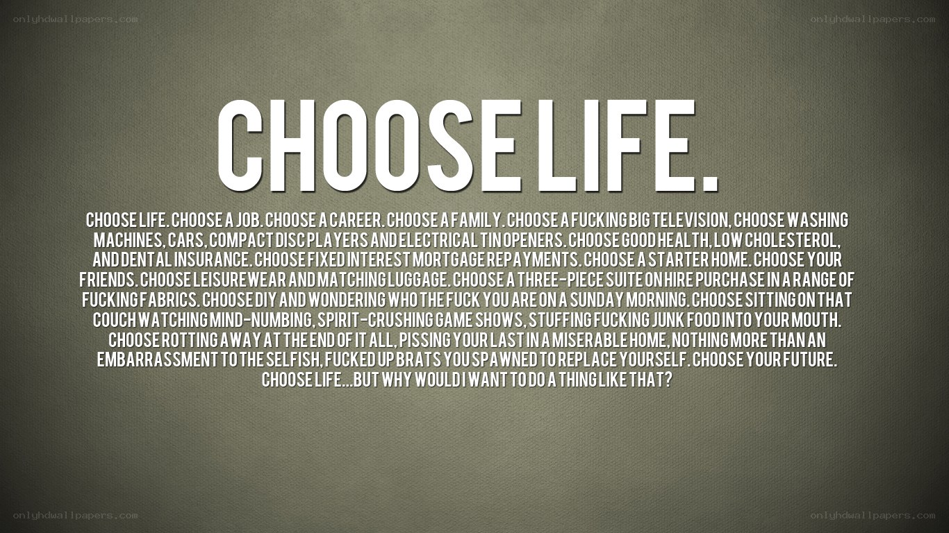 choose life text