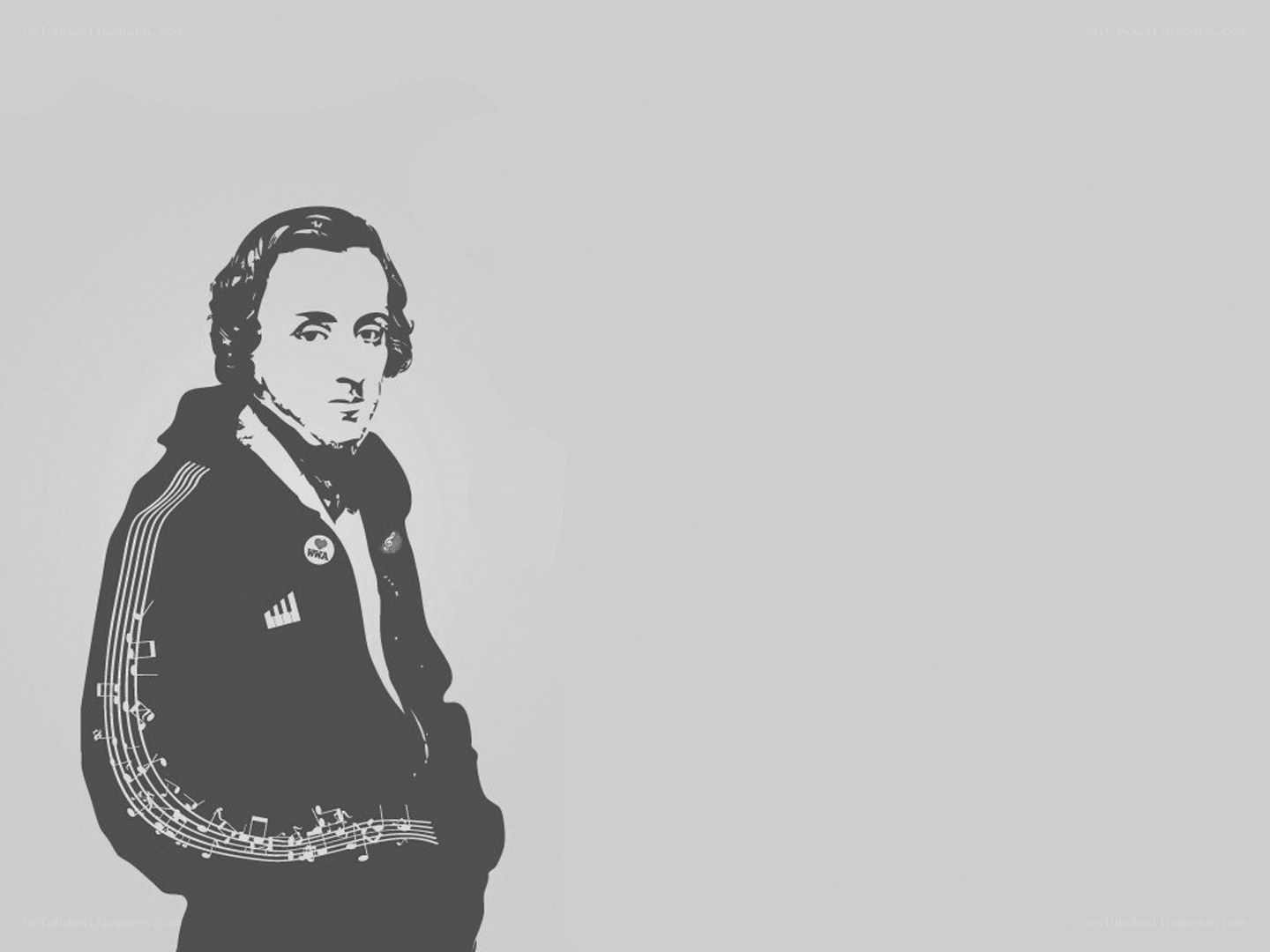 Chopin in modern jacket