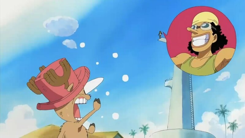 Chopper and Usopp on a sunny day